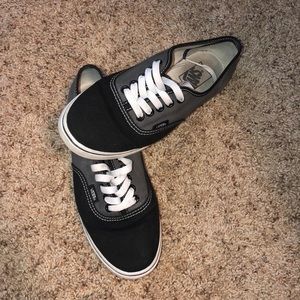 Black/Grey Vans